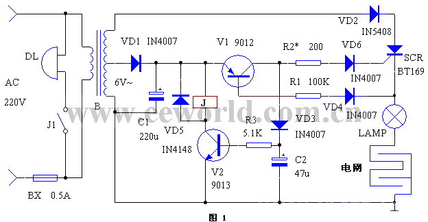 新颖的电子灭鼠器电路